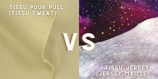 Tissu de survêtement en boucle ou tricot de jersey simple? Que choisir?